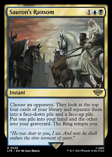 Sauron's Ransom - ltr Spoiler