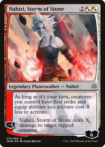 Nahiri, Storm of Stone - war Spoiler