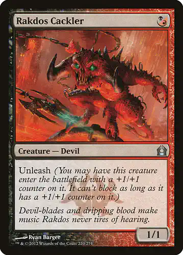 Rakdos Cackler - rtr Spoiler