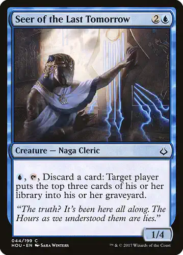 Seer of the Last Tomorrow - hou Spoiler