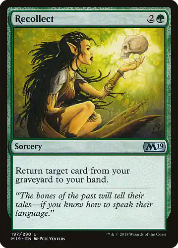 Recollect - m19 Spoiler