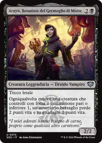 Arnyn, Deathbloom Botanist - sos Spoiler