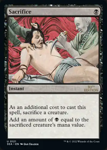 Sacrifice - 30a Spoiler