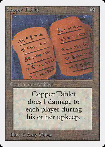 Copper Tablet - 2ed Spoiler