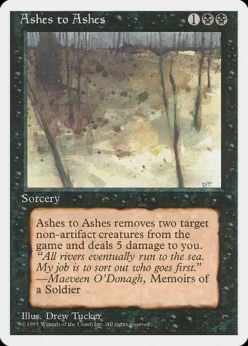 Ashes to Ashes - 4ed Spoiler