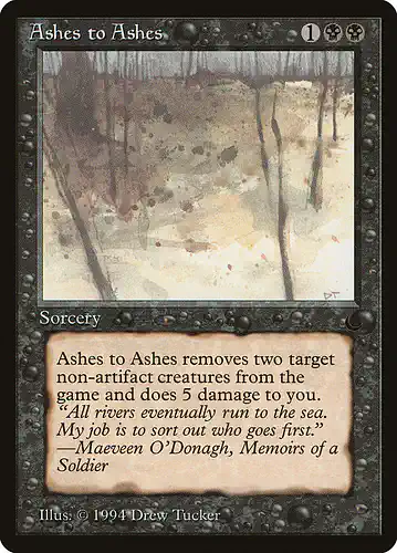 Ashes to Ashes - drk Spoiler
