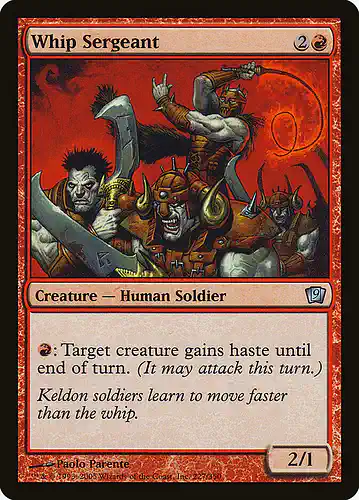 Whip Sergeant - 9ed Spoiler