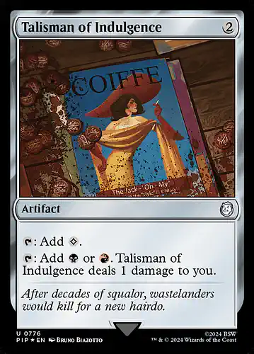 Talisman of Indulgence - pip Spoiler