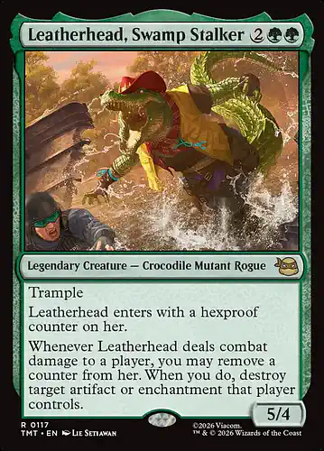 Leatherhead, Swamp Stalker - tmt Spoiler