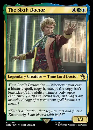 The Sixth Doctor - who Spoiler