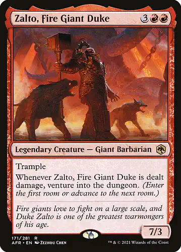 Zalto, Fire Giant Duke - afr Spoiler