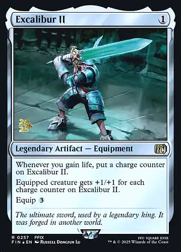 Excalibur II - fin Spoiler