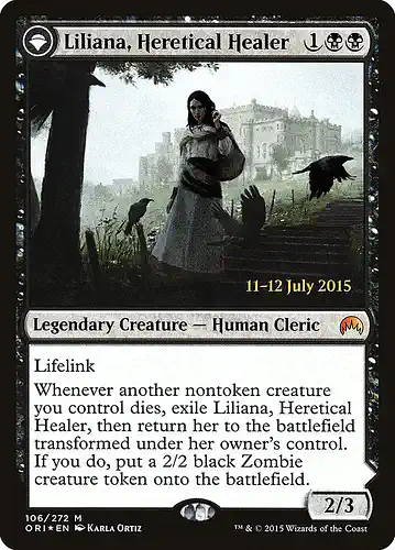 Liliana, Heretical Healer - ori Spoiler