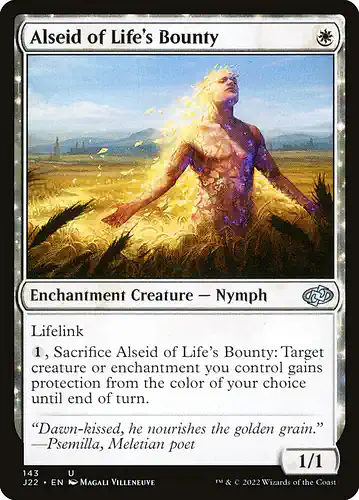 Alseid of Life's Bounty - j22 Spoiler