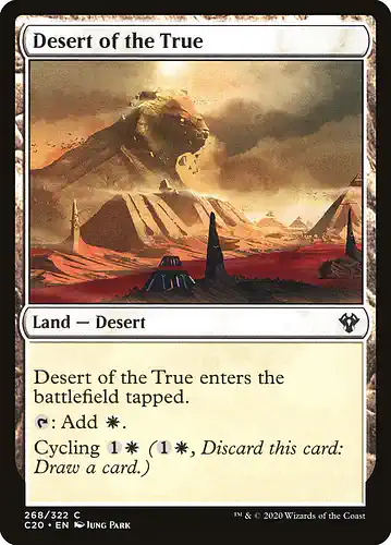 Desert of the True - c20 Spoiler