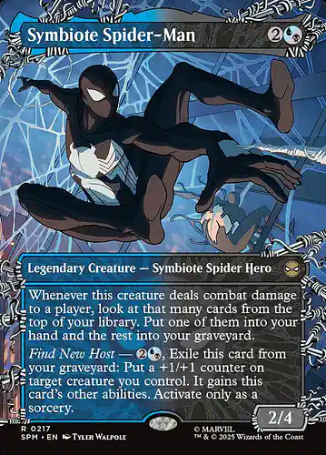Symbiote Spider-Man - spm Spoiler
