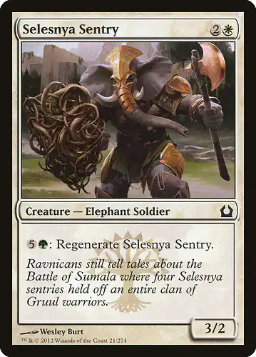 Selesnya Sentry - rtr Spoiler