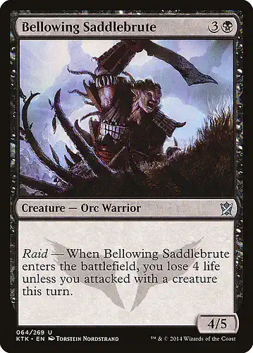 Bellowing Saddlebrute - ktk Spoiler