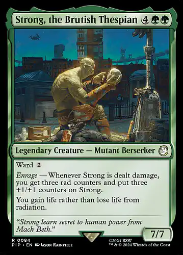 Strong, the Brutish Thespian - pip Spoiler