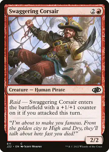 Swaggering Corsair - j22 Spoiler