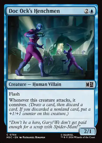 Doc Ock's Henchmen - msc Spoiler