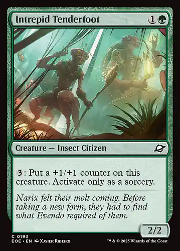 Intrepid Tenderfoot - eoe Spoiler