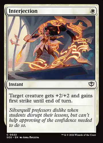 Interjection - sos Spoiler