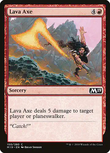 Lava Axe - m19 Spoiler