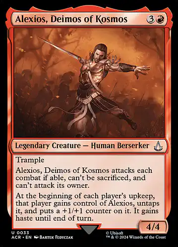 Alexios, Deimos of Kosmos - acr Spoiler