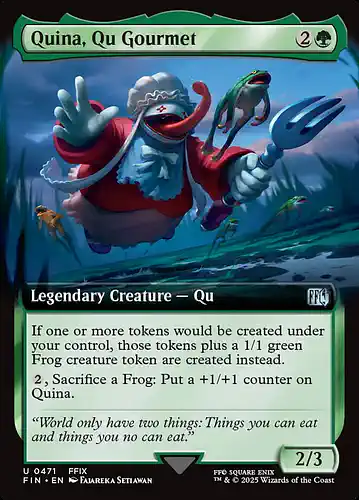 Quina, Qu Gourmet - fin Spoiler