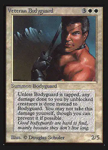 Veteran Bodyguard - cei Spoiler