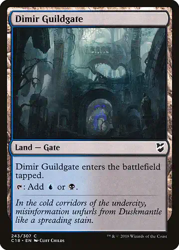 Dimir Guildgate - c18 Spoiler