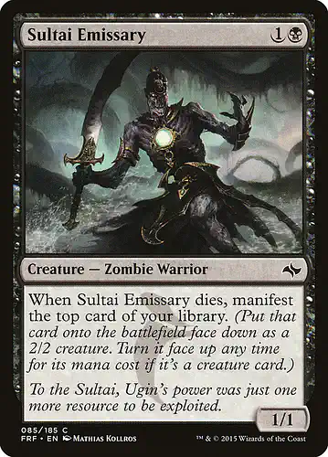 Sultai Emissary - frf Spoiler
