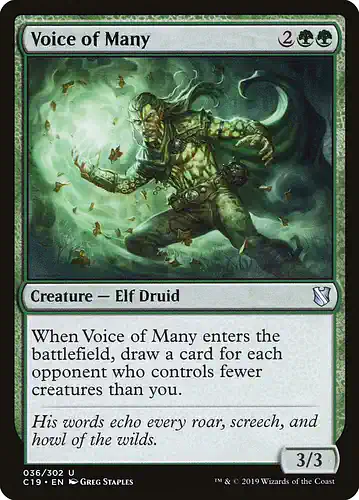 Voice of Many - c19 Spoiler
