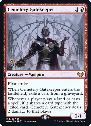Cemetery Gatekeeper - vow Spoiler