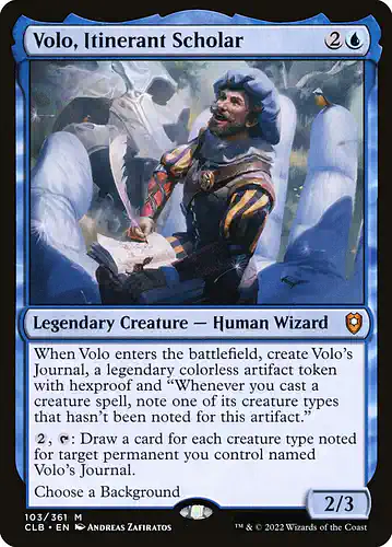 Volo, Itinerant Scholar - clb Spoiler
