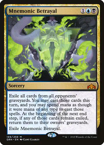 Mnemonic Betrayal - grn Spoiler