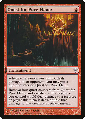 Quest for Pure Flame - zen Spoiler