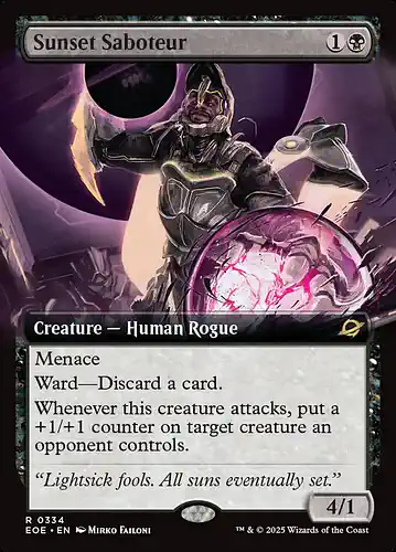 Sunset Saboteur - eoe Spoiler