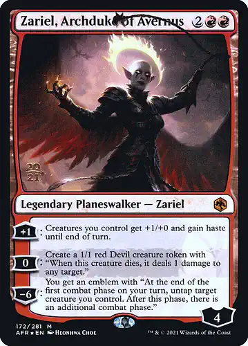 Zariel, Archduke of Avernus - afr Spoiler