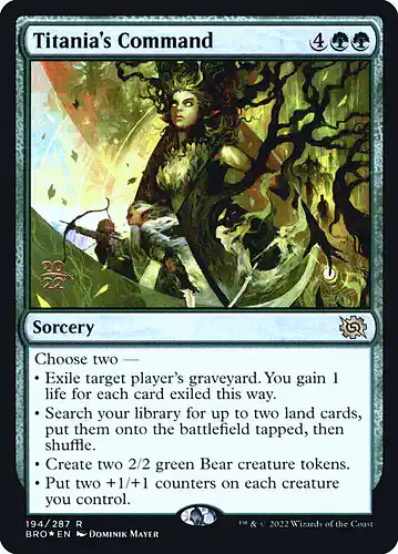Titania's Command - bro Spoiler