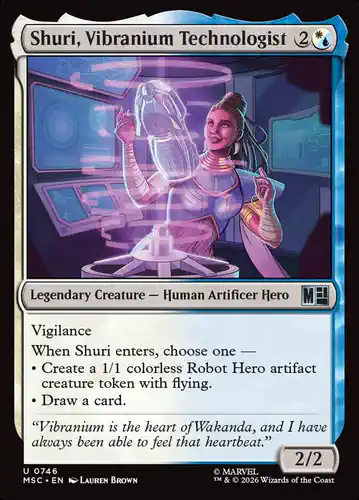 Shuri, Vibranium Technologist - msc Spoiler