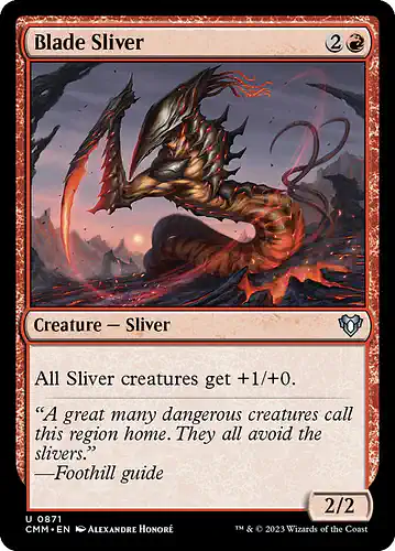 Blade Sliver - cmm Spoiler