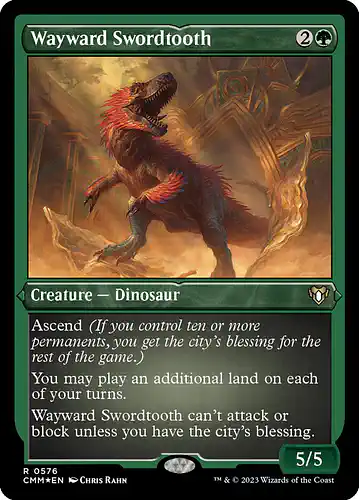 Wayward Swordtooth - cmm Spoiler