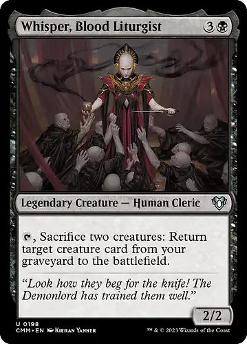 Whisper, Blood Liturgist - cmm Spoiler