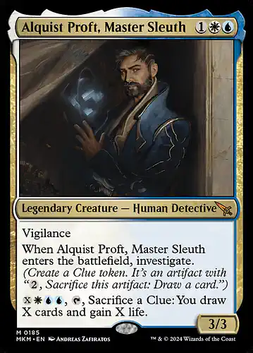 Alquist Proft, Master Sleuth - mkm Spoiler