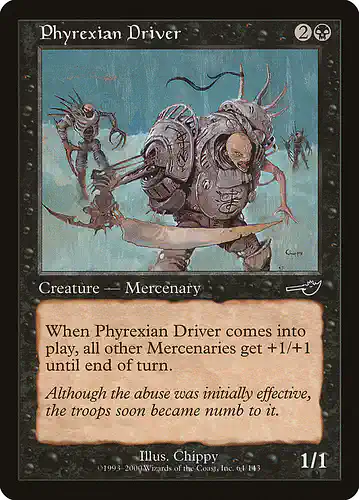 Phyrexian Driver - nem Spoiler