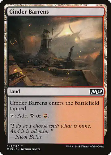 Cinder Barrens - m19 Spoiler