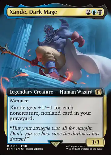 Xande, Dark Mage - fin Spoiler