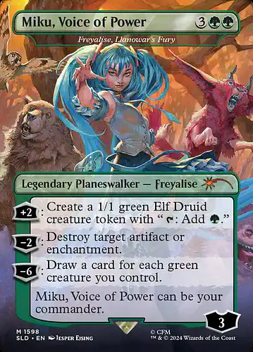 Freyalise, Llanowar's Fury - sld Spoiler